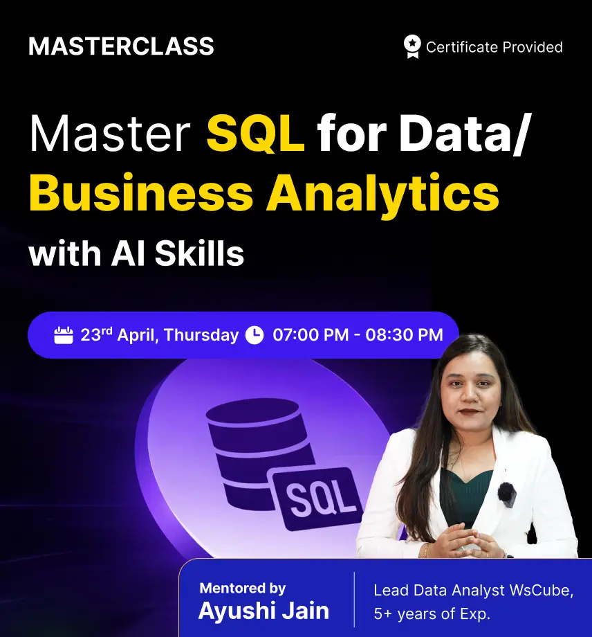Master SQL for Data/Business Analytics with AI Skills
